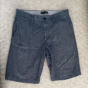Banana Republic Charcoal Flat Front Shorts